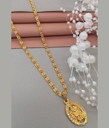 SHANKHRAJ MA LL Gold Pendant ( Pack of 1 )