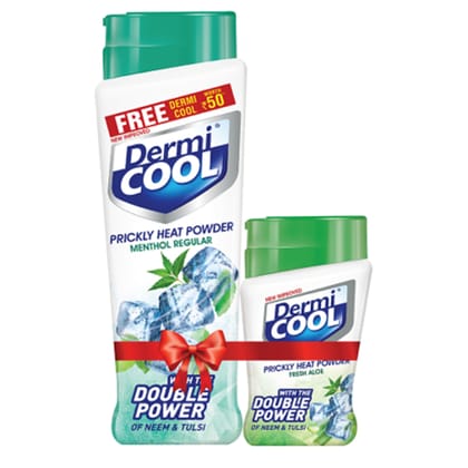 DermiCool Prickly Heat Powder Menthol Regular 150g