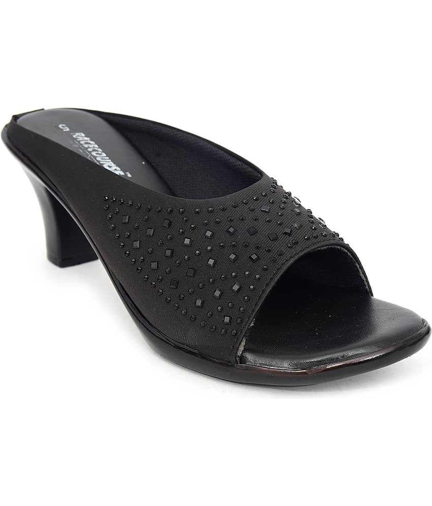 Racecourse - Black Women's Slip On Heels