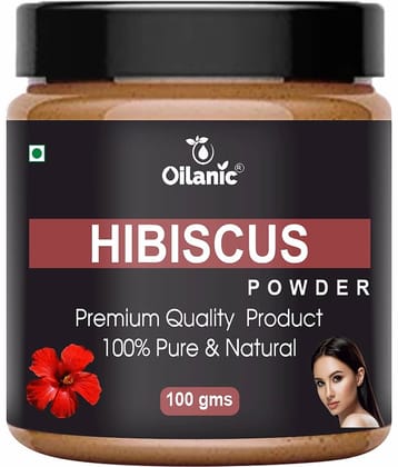 Oilanic Natural Hibiscus Powder For Haircare Face Mask Masks 100 gm