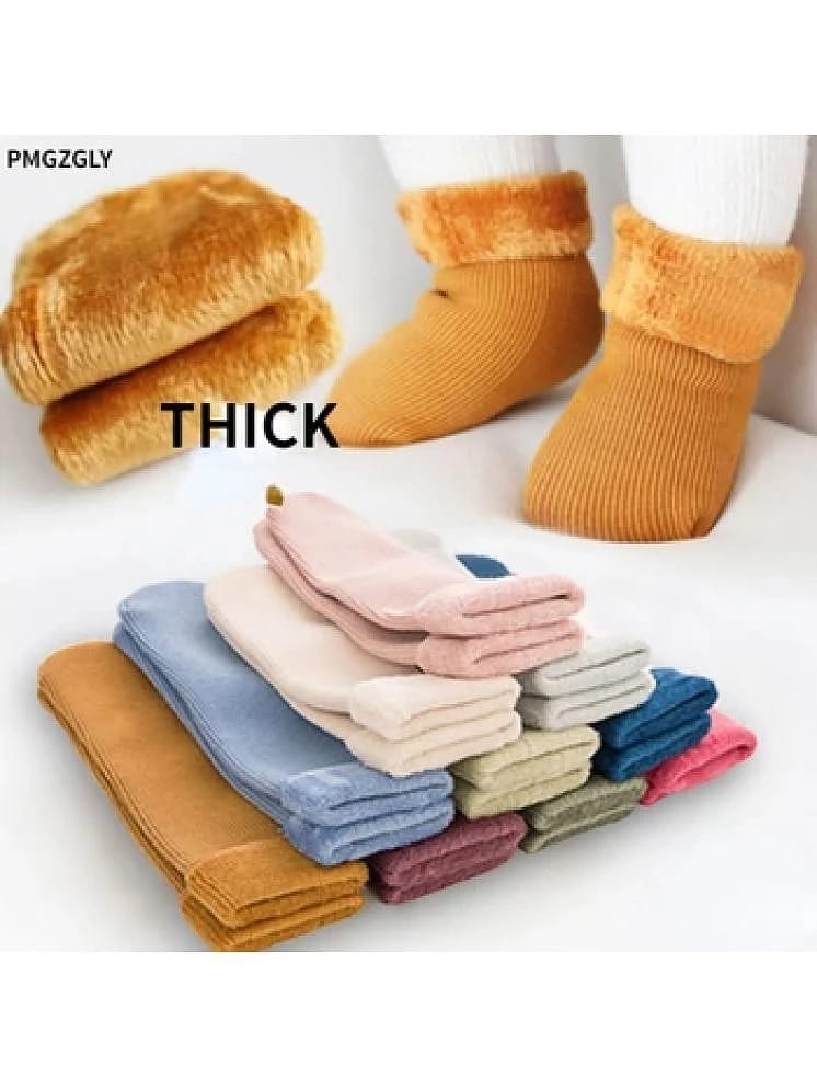 Infispace Pack of 1 Woollen Mens Solid Mid Length Socks ( Multicolor ) - Multicolor