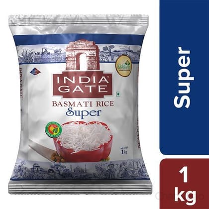 India Gate Basmati Rice - Super 1 Kg