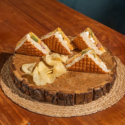 Peri Peri Paneer Sandwich ( Must Try )
