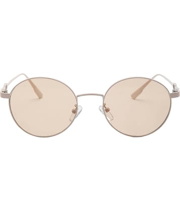 YourSpex - Brown Round Sunglasses Pack of 1