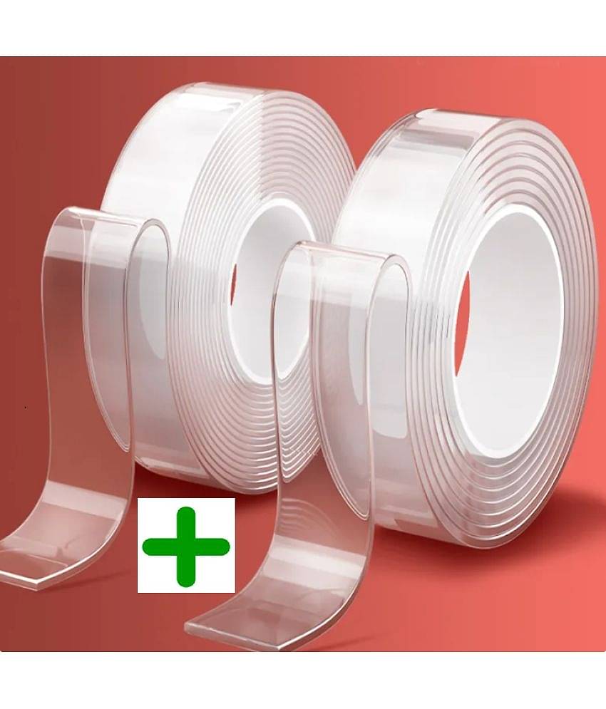 Ibs - White Double Sided 2 Nano Tape ( Pack of 2 )