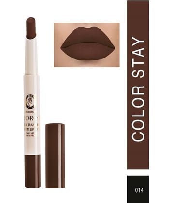 Colors Queen Color It All Non Transfer Matte Lip Crayon - Meroon (Shade - 03)