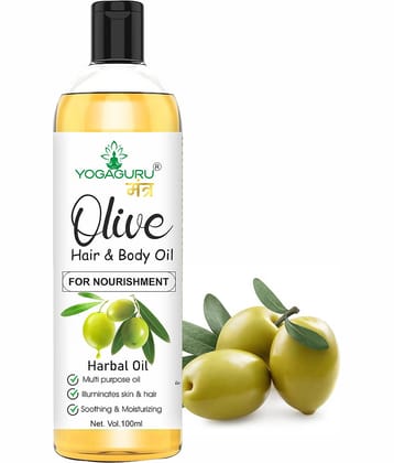 yogaguru mantr Anti Hair Fall Olive Oil 100 ml ( Pack of 1 )