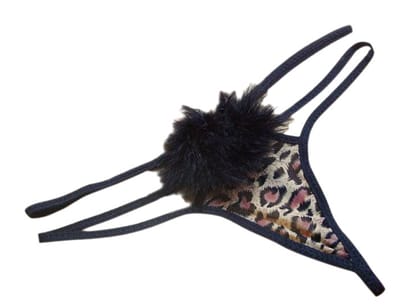 Kaamastra Leopard Fur Thong