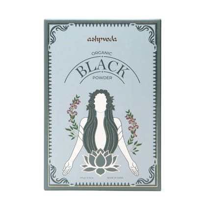 ashpveda Organic Black Hair Color Powder ashpveda Organic Black Hair Color Powder