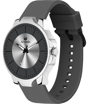 Armado Black Silicon Analog Men's Watch