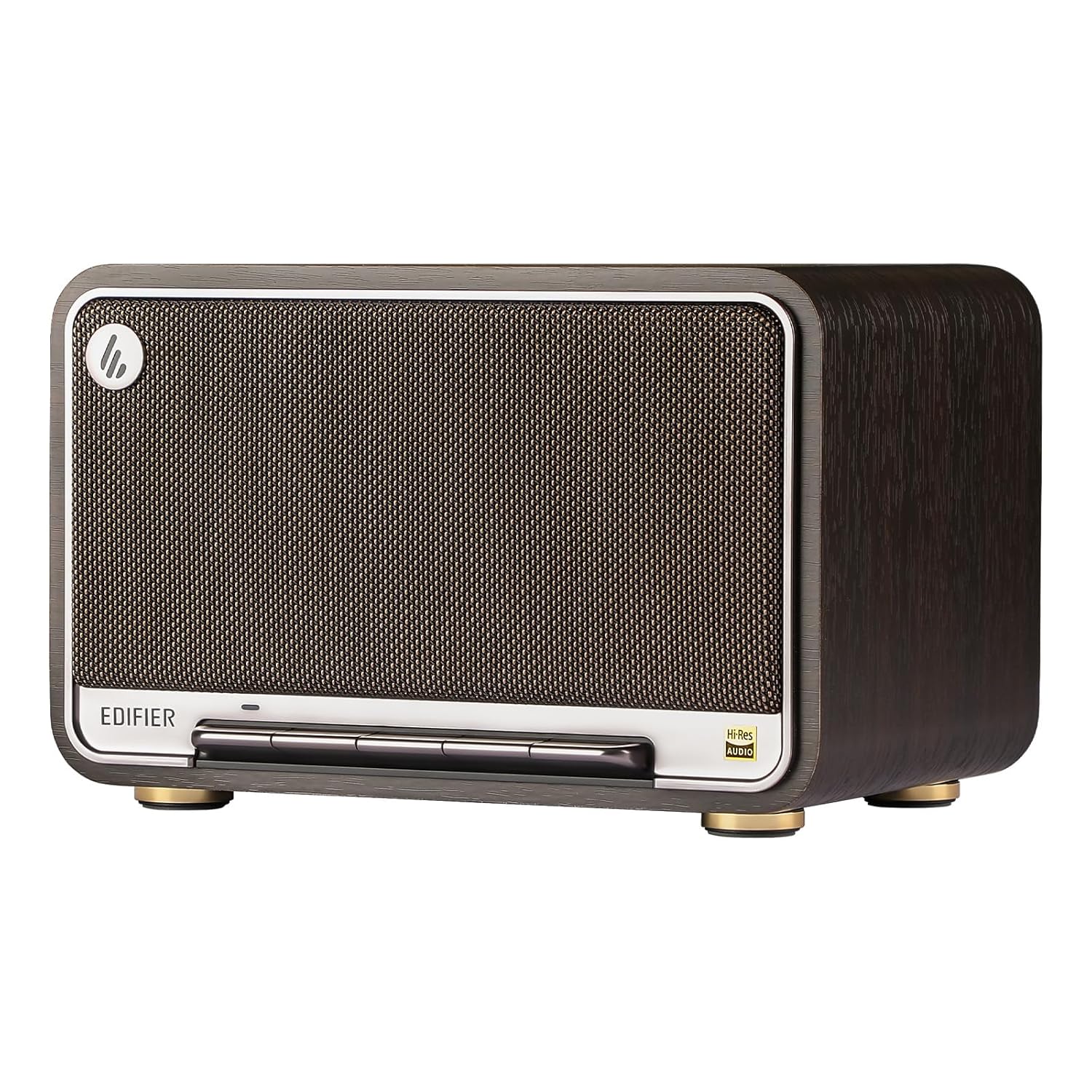 Edifier D32 Tabletop Wireless Speaker, Hi-Res Audio Bluetooth Speaker, Portable Retro Combo Speaker, 60 Watts RMS, Bluetooth 5.3- Black