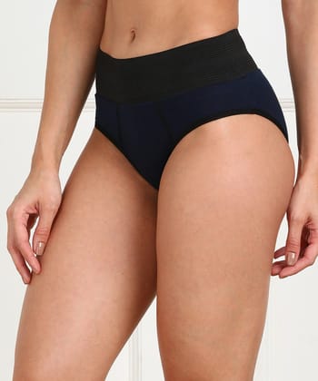 Young Trendz Women High Waist Hipster Navy Panty-XS / Nevy