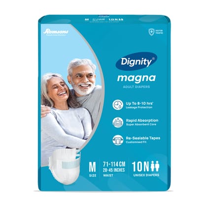 Dignity Magna Adult Diapers ( Tape Style ) M