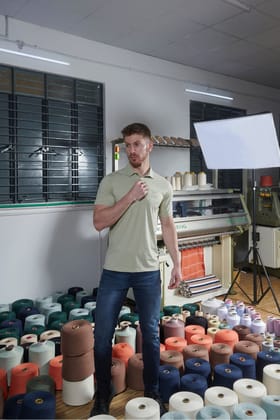 Tea Green Polo T-Shirt-M