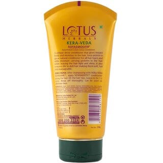 Lotus Herbals KeraVeda Soyasmooth Soya Protein Cream Deep Conditioner  For All Hair Types  150G ( Pack Of 3)