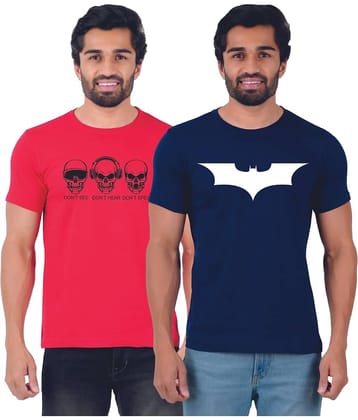 ferocious Pack of 2 Cotton Regular Fit Men's T-Shirt ( Yellow )