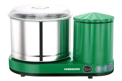 2 Lit VARNA Table top Wet Grinder with Attachment - Green 2 Lit VARNA Table top Wet Grinder with Attachment - Green