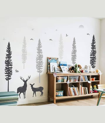 Inkfence Wall Sticker Animals ( 85 x 110 cms )