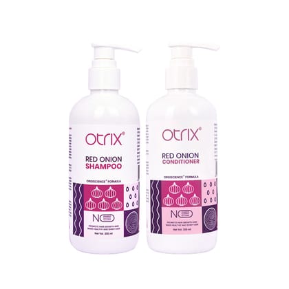Otrix Red Onion Shampoo & Conditioner Combo – Boost Hair Growth & Strengthen Roots