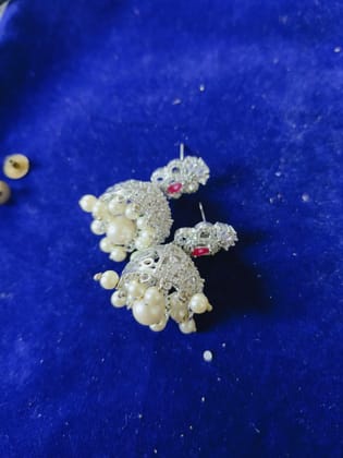 Stunning Earrings by SRIDHA JEWELLERS