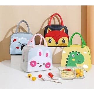 (Pack of 1) Smart Lunch Tiffin Bag Box Insulated Thermal Leak Proof Waterproof Cartoon School College Office Men Women Boys Girls Kids Work Outdoor Beach Travel Heat Cold (Assorted color) (Pack of 1) Smart Lunch Tiffin Bag Box Insulated Thermal Leak Proof Waterproof Cartoon School College Office Men Women Boys Girls Kids Work Outdoor Beach Travel Heat Cold (Assorted color)