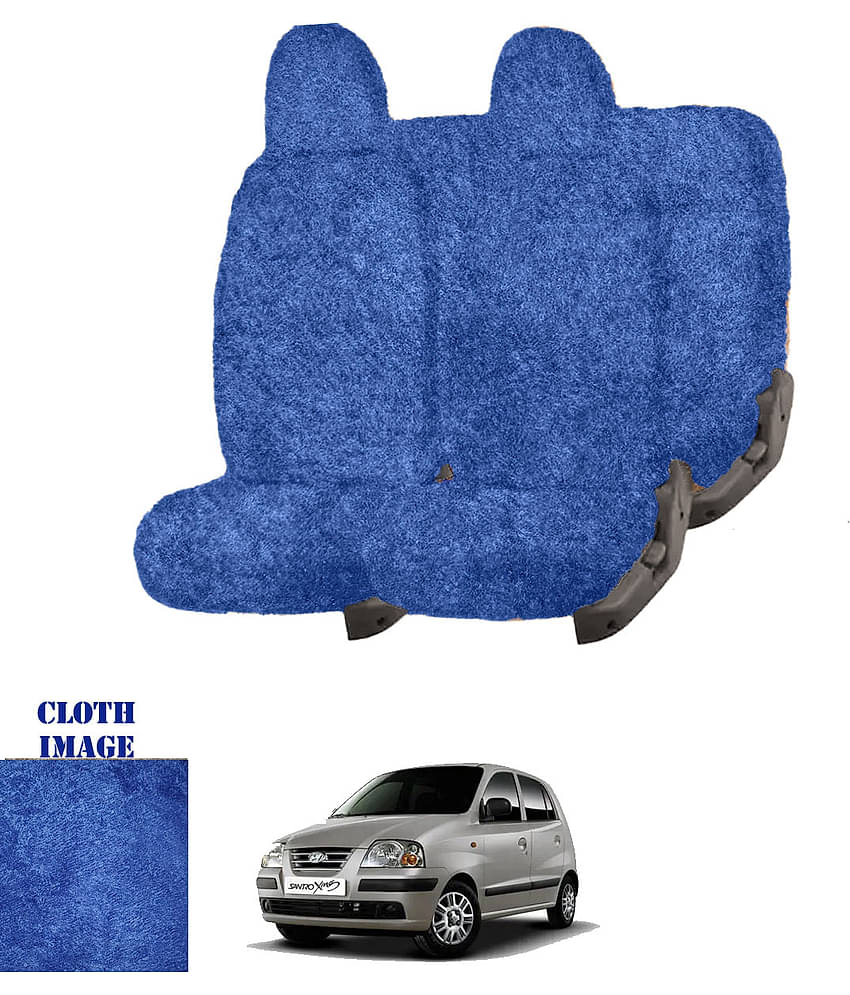 Hyundai Santro Xing Blue 5 Seater Car Seat Cover