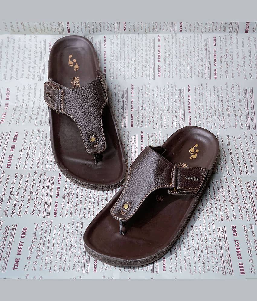 Aerowalk Brown Men's Daily Slipper