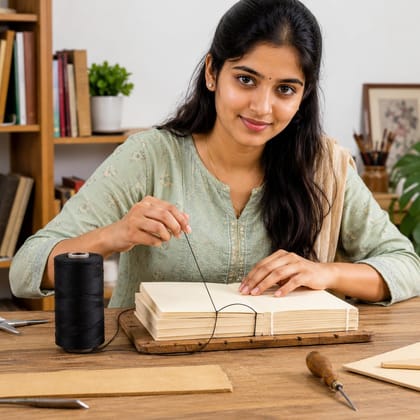 Black Cotton Thread for Book Binding & Bedding (400 Metres) – 100% Pure Cotton Glazed (Pack of 1 Spool) – Strong Thread for Repair Work & Hand Sewing Black Cotton Thread for Book Binding & Bedding (400 Metres) – 100% Pure Cotton Glazed (Pack of 1 Spool) – Strong Thread for Repair Work & Hand Sewing