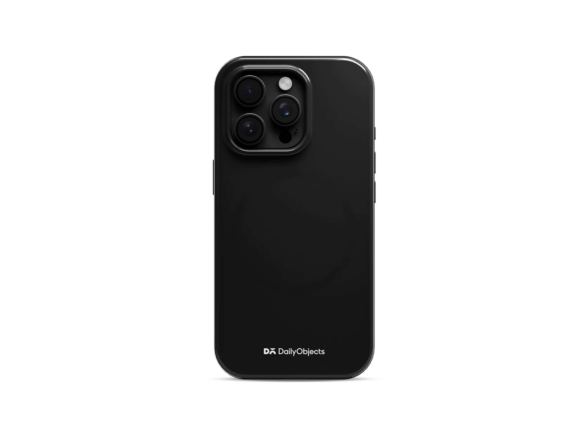 DailyObjects Bumper MagSafe iPhone 15 Pro Case - Black Enamel