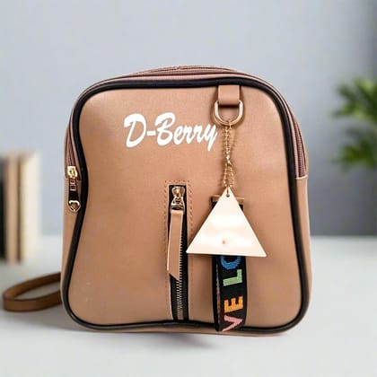 Backpack Bag | Premium PU Leather Casual Pithu Bags | Latest Trendy School & College Bags - For Woman, Girls, Laptop, Office & Gifts-Design 3