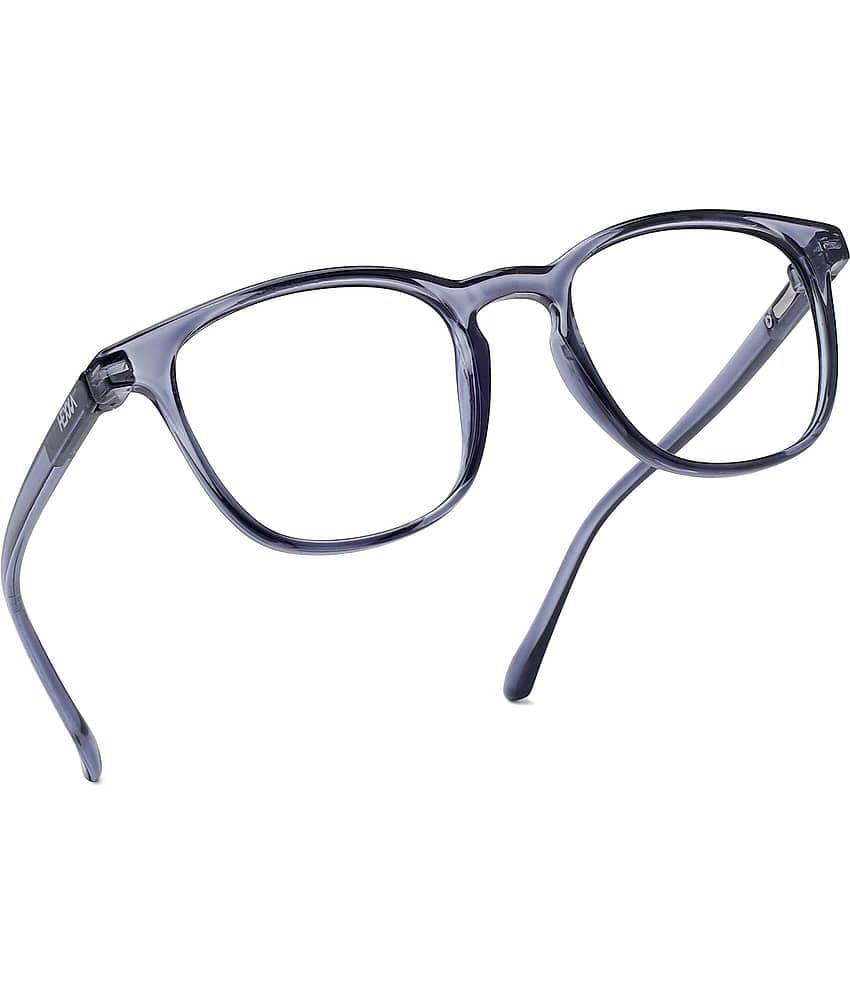 Hexxa Dark Grey Rectangular Eyeglass Frame ( Pack of 1 )
