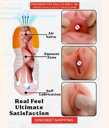 KaamYog-QUING MALE MASTURBATOR REALISTIC POCKET PUSSY STROKER VAGINA ORAL ANAL ADULT SEX TOY BY KAMYOG