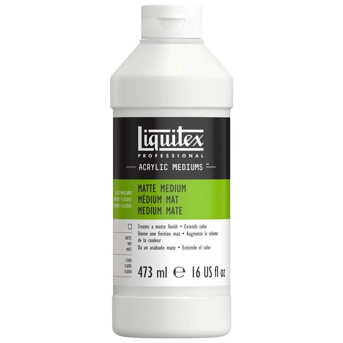 Liquitex Professional Fluid Matt Medium (Choose Size)-473 ML