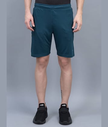 Force NXT - Green Cotton Blend Men's Shorts ( Pack of 1 )