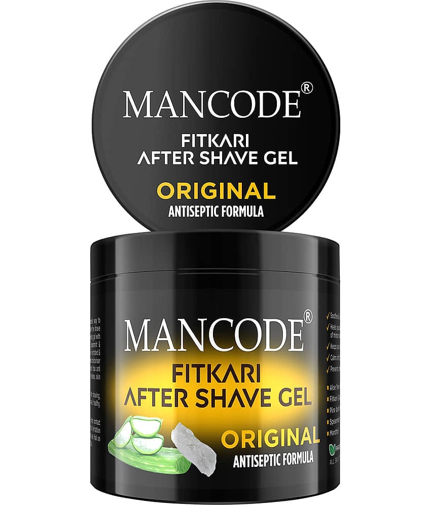 Mancode Fitkari After Shave Gel Original for Men , Post Shave Gel , Alcohol Free After Shave, 100 gm (Pack of 1)