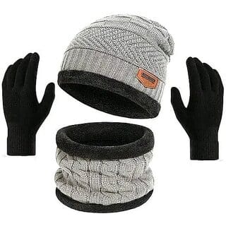 Fashlook Woolen Multicolor Casual Winter Cap (Pack of 1)