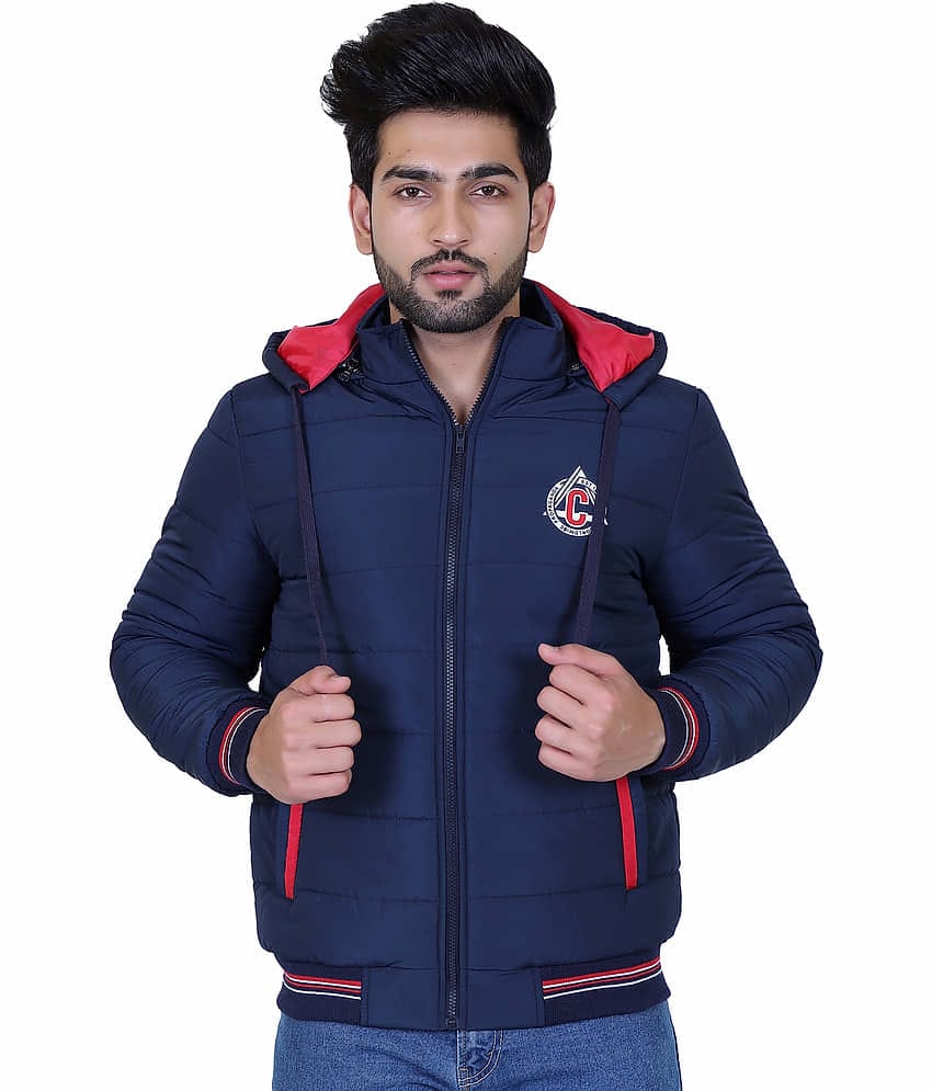 IF-INDIAN FORT Nylon Men's Quilted & Bomber Jacket - Red ( Pack of 1 )