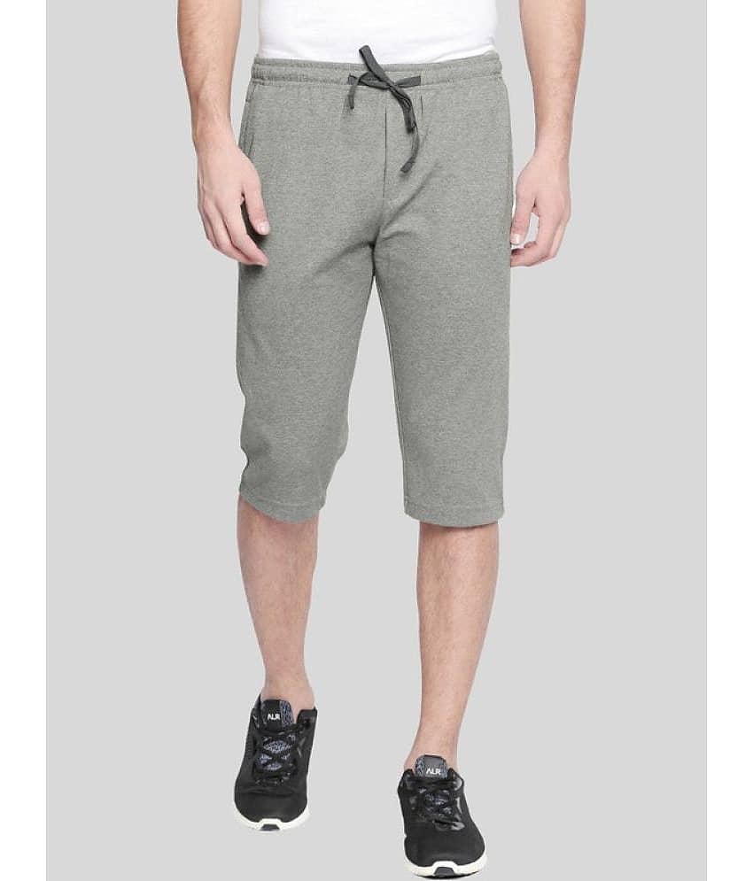 Avoq - Charcoal Cotton Blend Men's Three-Fourths ( Pack of 1 )