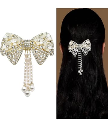 Rhosyn Gold Women's Hair Clip ( Pack of 1 )