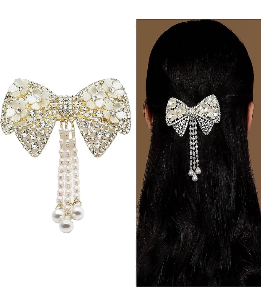 Rhosyn Gold Women's Hair Clip ( Pack of 1 )