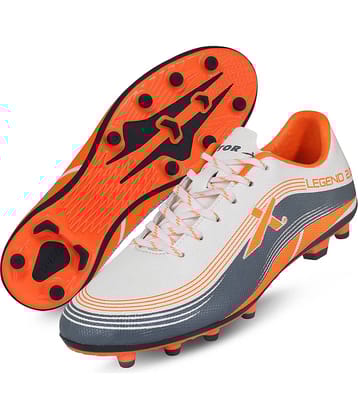 Vector X LEGEND-2.0 Orange & White Football Shoes