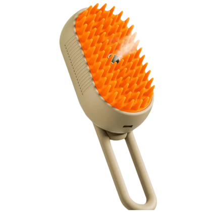 Talking Dog Club Three in One Pet Steam Smart Grooming Brush for Dogs and Cats (Light Brown) Talking Dog Club Three in One Pet Steam Smart Grooming Brush for Dogs and Cats (Light Brown) - 19.5cm