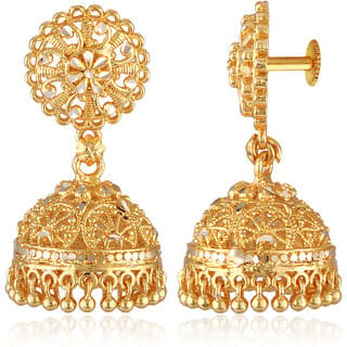 Vivastri Shimmering Charming Jhumki Jhumka Earring for Women and Girls [VIVA2664ERG]