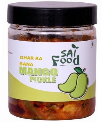 SAi Food GHAR KA BANA Punjabi Mango Pickle( Real Taste of Punjabi Pickle) Premium Pickle Jar ||Mouth-Watering Pickle 250 g
