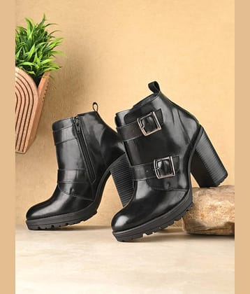 El Paso Black Women's Ankle Length Boots