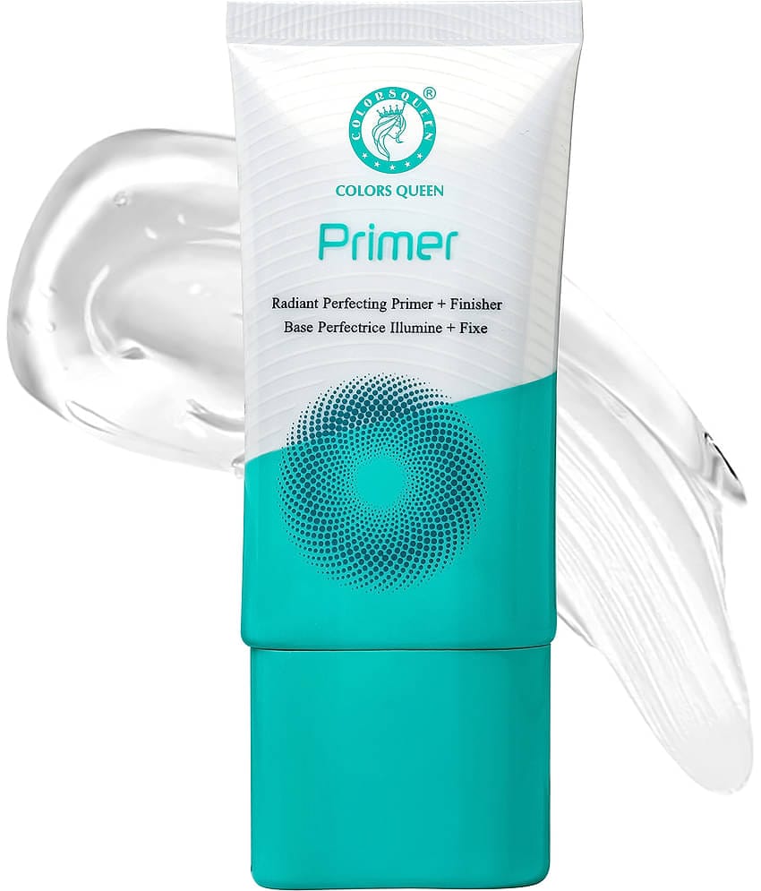 Colors Queen Perfect Primer + Finisher, Base Perfectrice Illumine + Fix Primer - 25ml Transparent