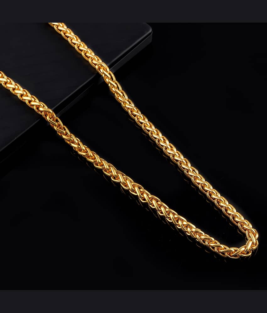 MGSV Gold Plated Brass Chain ( Pack of 1 )