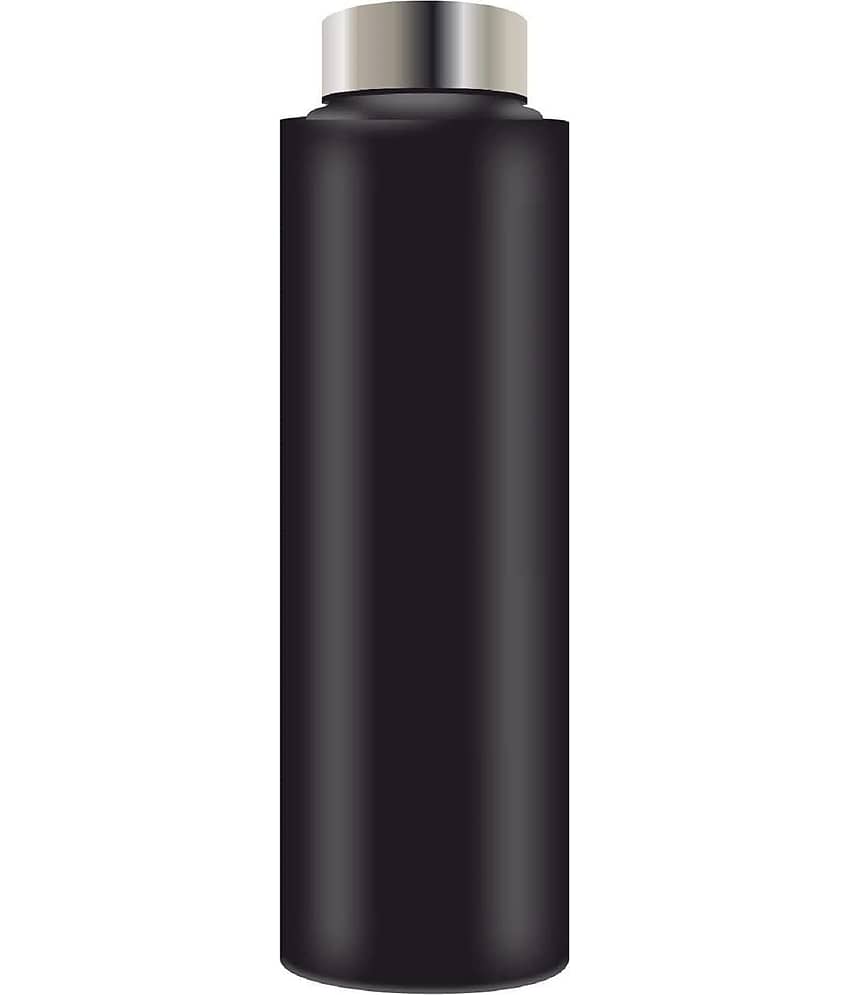 Dynore - Black Fridge Bottle 900 ml Black Water Bottle 900 mL ( Set of 1 )