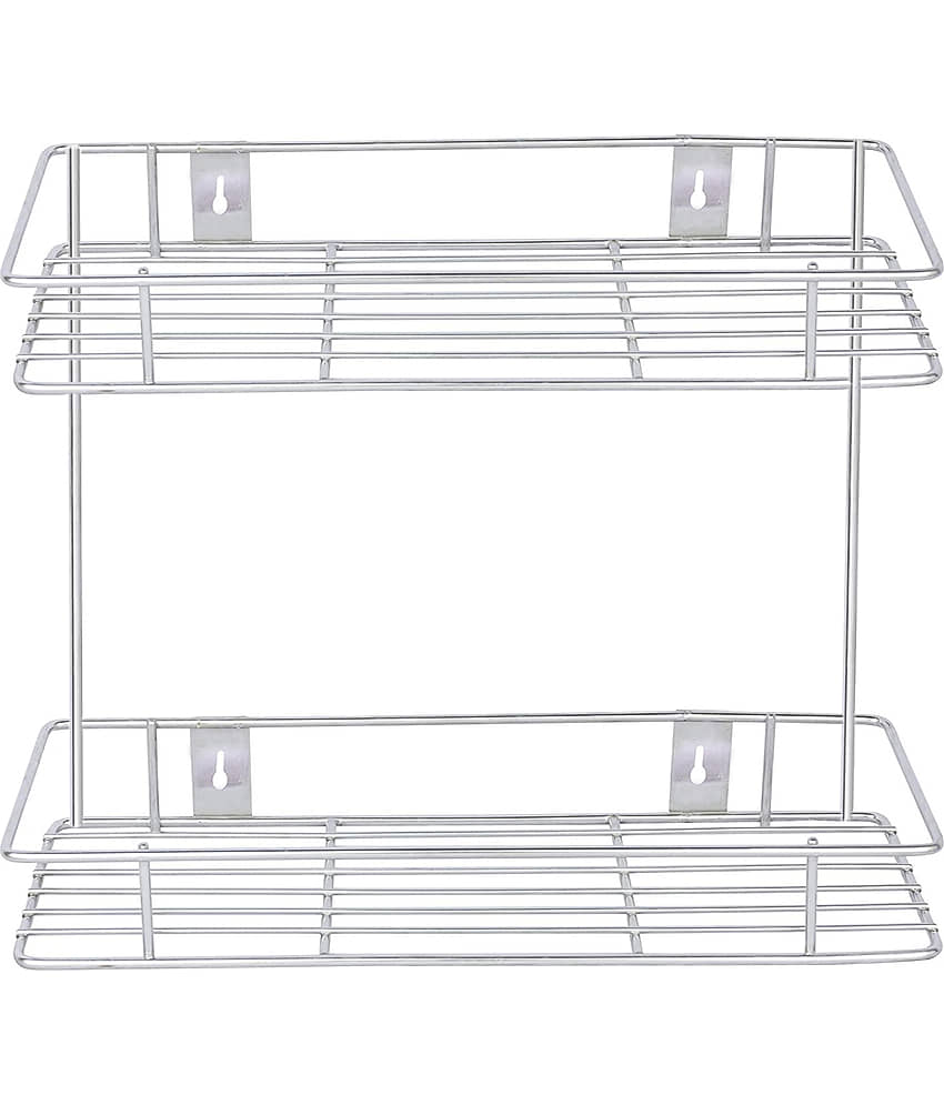 OC9 Silver Stainless Steel Storage Racks ( Pack of 1 )