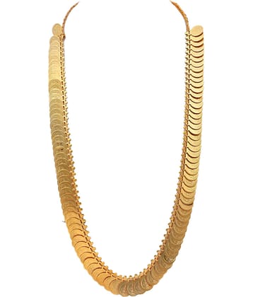 shankhraj mall Alloy Golden Long Haram Contemporary/Fashion Gold Plated Necklace
